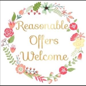 Reasonable offers are welcome!